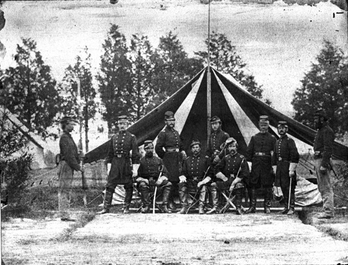 Field & Staff, 18th Regiment, N. Y. S. V. Circa 1863. chs-014206